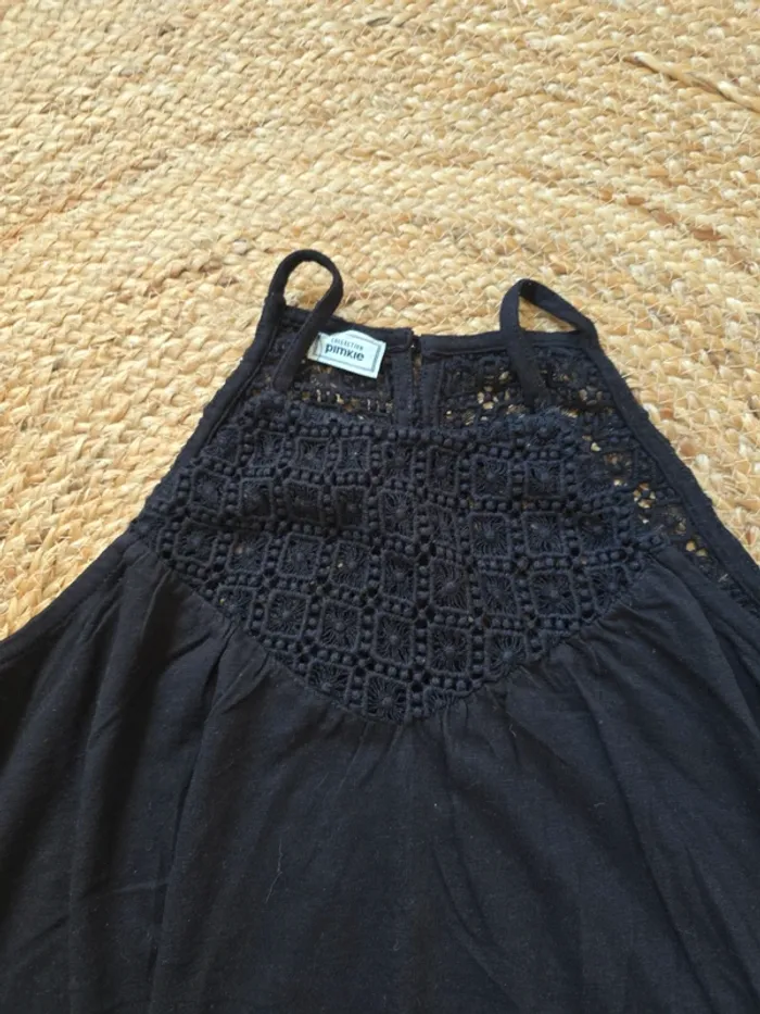 Lot debardeur noir macramé taille 36 pimkie noir - photo numéro 3