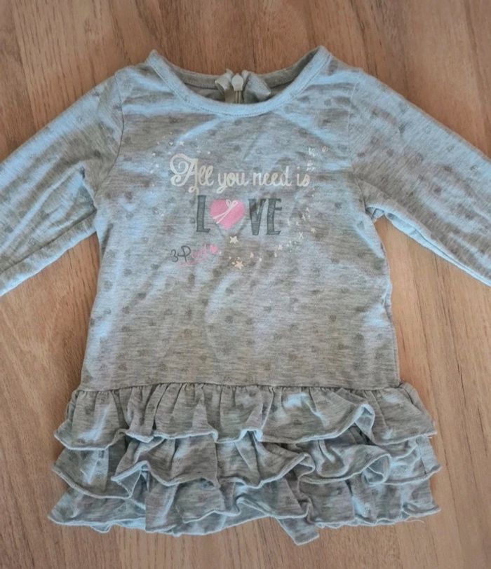 Robe 3 pommes 3/6 mois - photo numéro 2