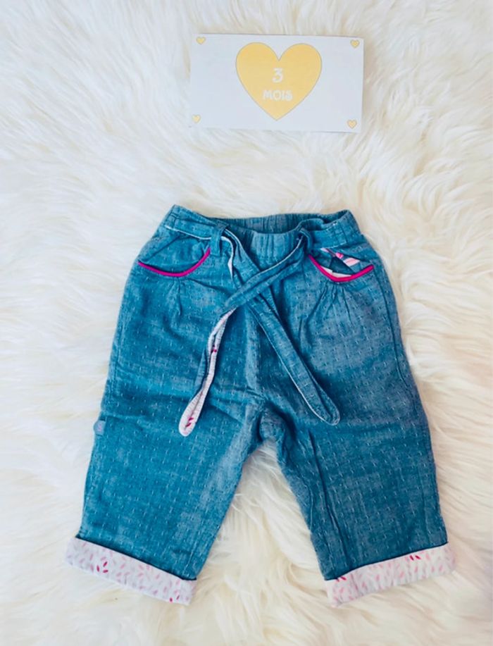 3 mois - ensemble Obaidi jeans + chemise - photo numéro 2