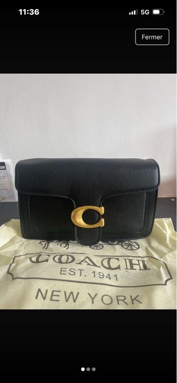 Sac coach noir 