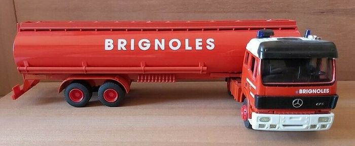 Camion ELIGOR 1/43 MAN pub TRANSPORTS JACKY PERRENOT - photo numéro 2