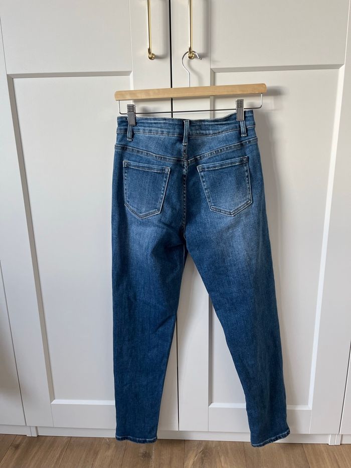 Jean droit bleu - photo numéro 2