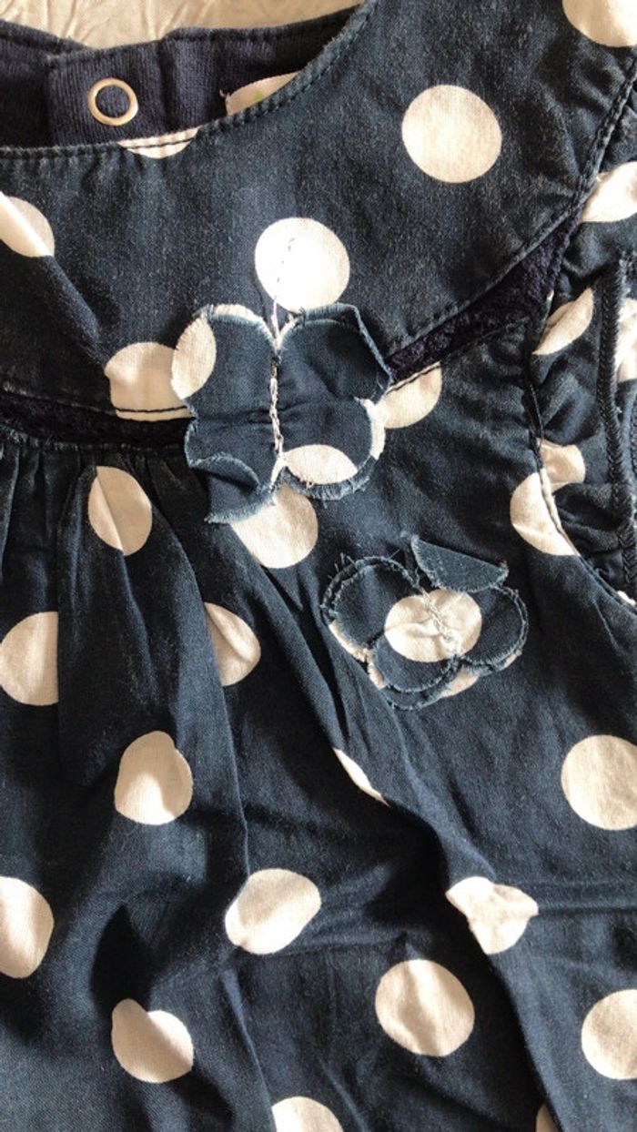 Petite fille motifs à petits pois et bloomer - photo numéro 4