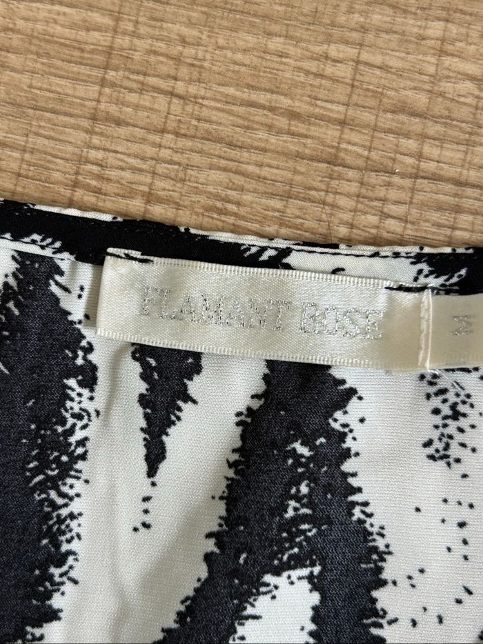 Robe imprimée à manches longues Flamant Rose taille M jamais portée - photo numéro 9
