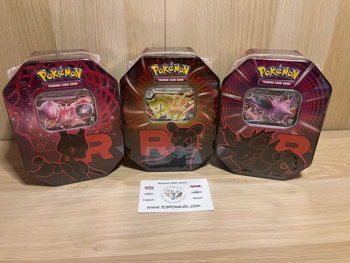 Pokémon lot 3 pokebox Team Rocket Ev10 fr