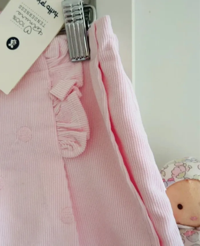 Jupe /short velour pois neuf - photo numéro 3