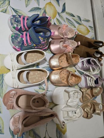 Lot de chaussures fille naissance jusqu'à 12 mois