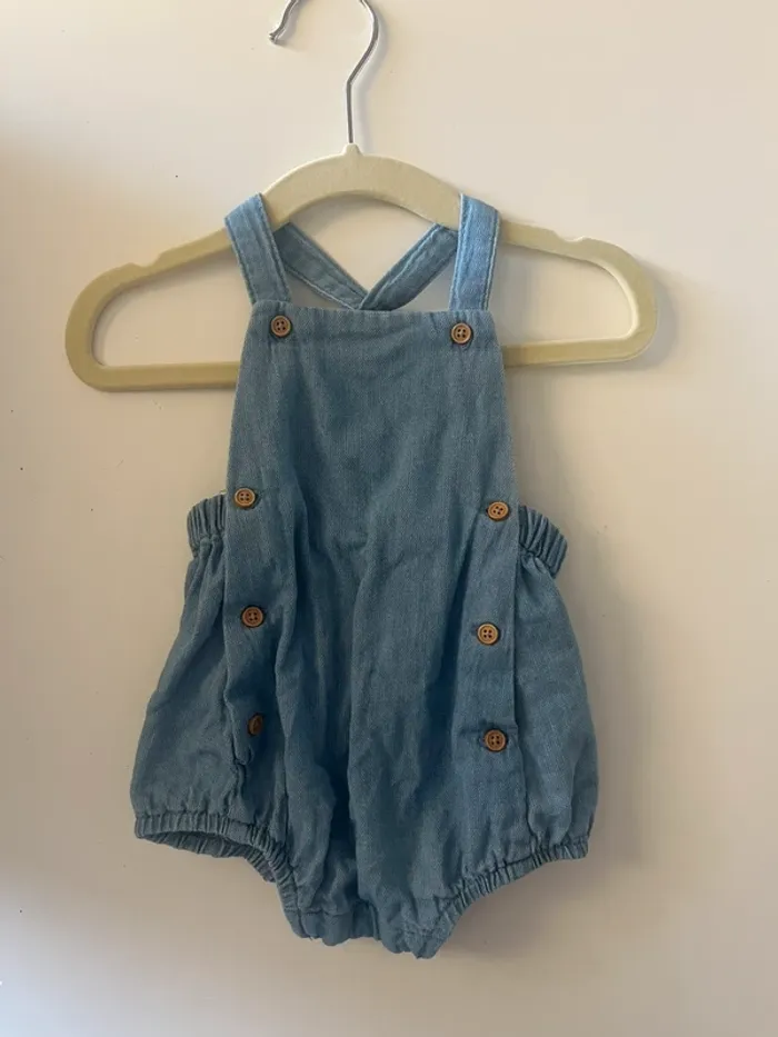 Salopette d’été en jean - 3 mois 🌼