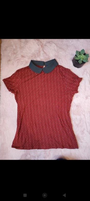 T shirt col claudine