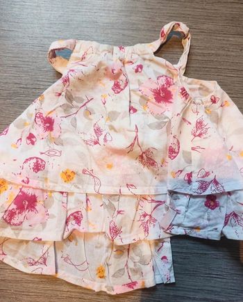 Robe fleurie sucre d'orge