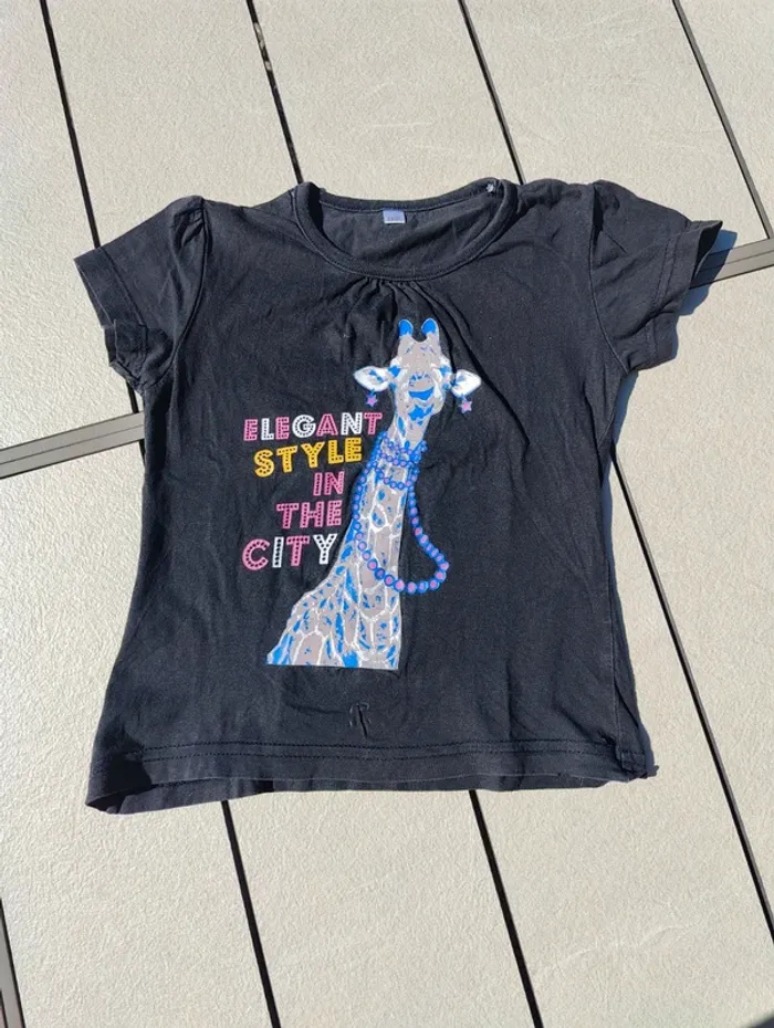 Tee shirt noir 4 ans