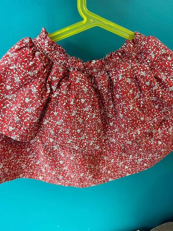 Belle jupe légère taille élastique 6  ans sergent Major