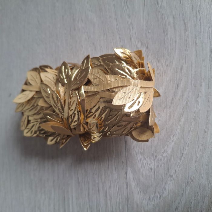 Ruban de feuilles dorées de 10 mètre - DIY, cadeaux & déco - photo numéro 3