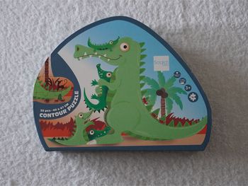 Joli puzzle "Un Crocodile et ses petits" 36 pièces Scratch Europe pour enfants (3 ans+)