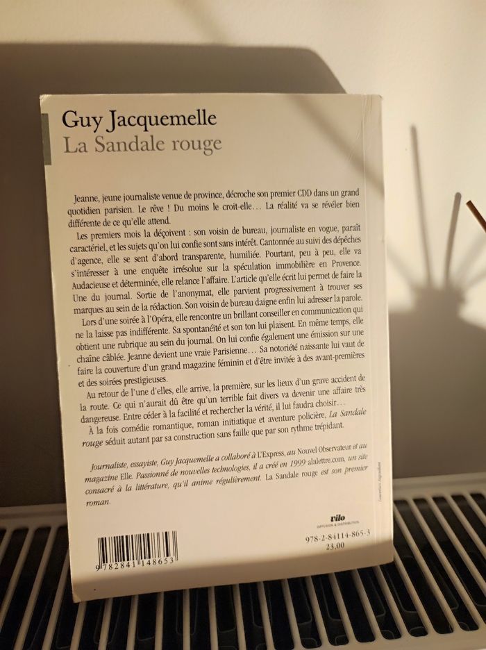La Sandale rouge de Guy Jacquemelle - photo numéro 2