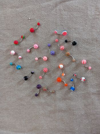 Lot 20 piercings pour nombril
