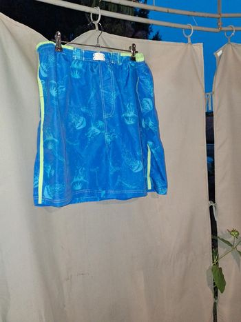 Short de bain bleu
