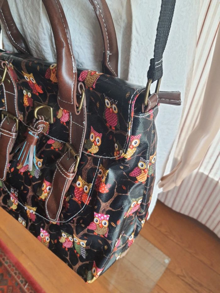 Jolie Sac à main noir/marron Mfhandbags neuf - photo numéro 5