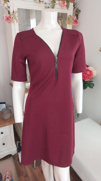 Robe prune/ bordeaux Jus d'orange originale excellent état taille 38