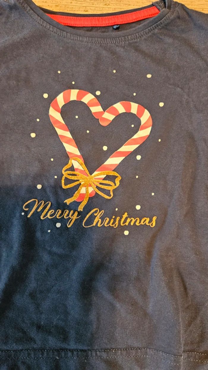 T shirt de Noël à manches longues, Blue Seven, 4 ans, nickel - photo numéro 3
