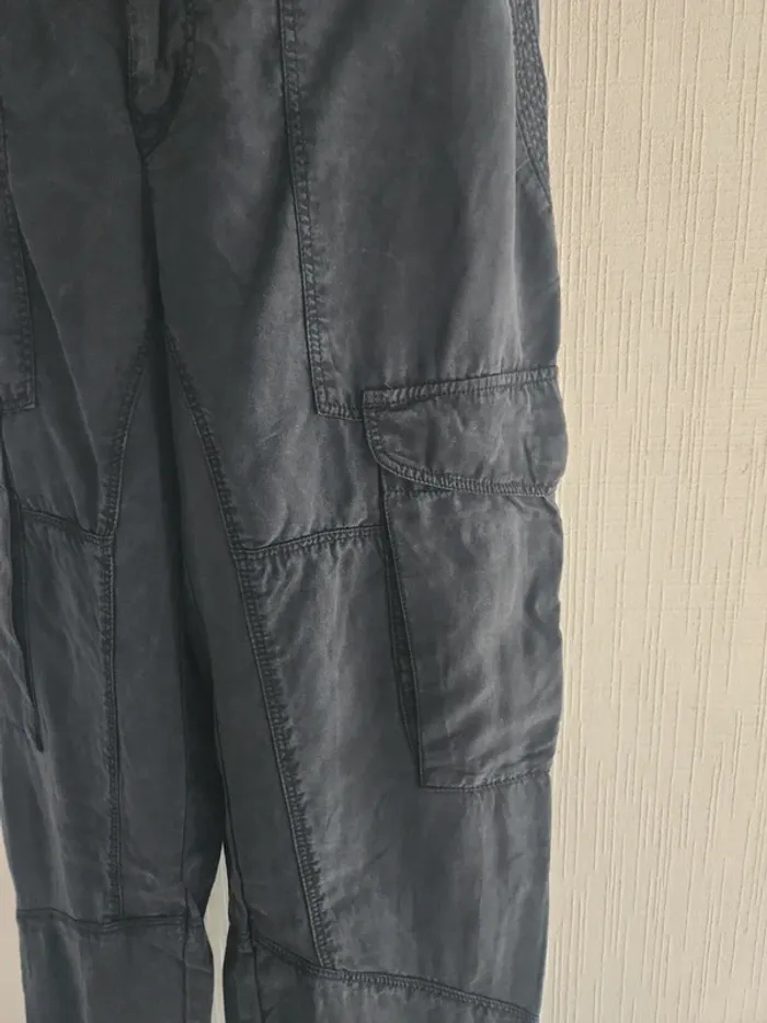 Pantalon cargo en Lyocell IKKS 34 / 36 - photo numéro 5