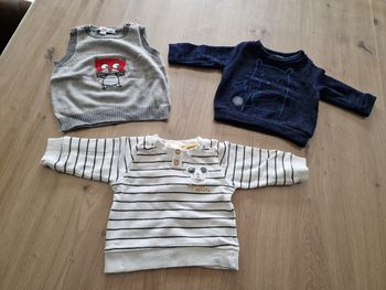 Lot de 3 pulls 3 mois