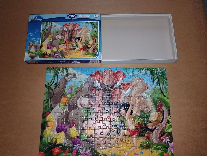 Puzzle le livre de la jungle moogly Disney