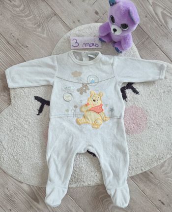 Pyjama chaud Disney 1 pièce 3 mois