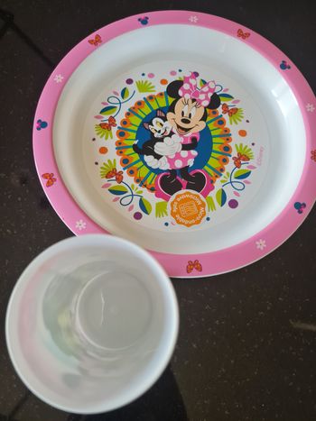 🌸 Set repas enfant Minnie Disney – Neuf étiqueté