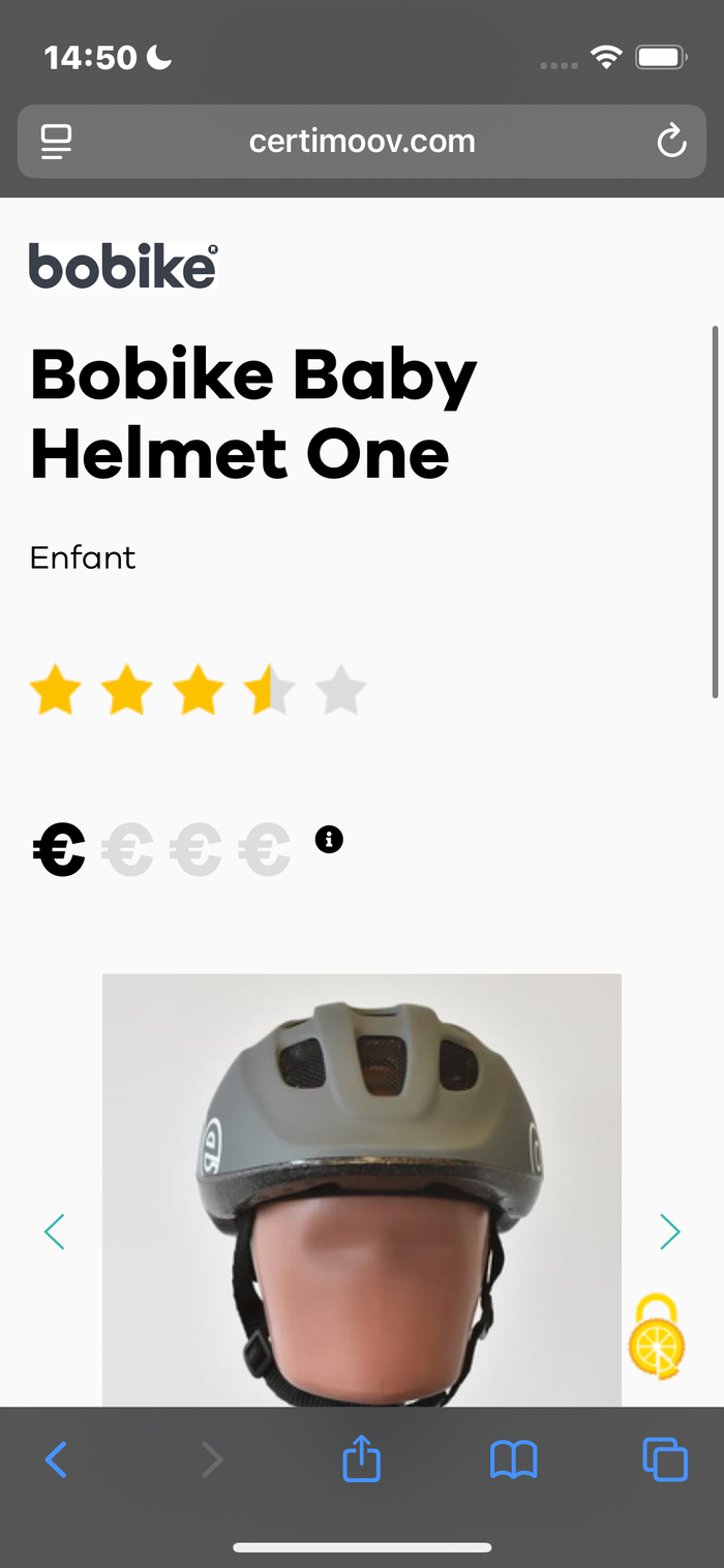 Casque de velo bobike helmet one - photo numéro 2