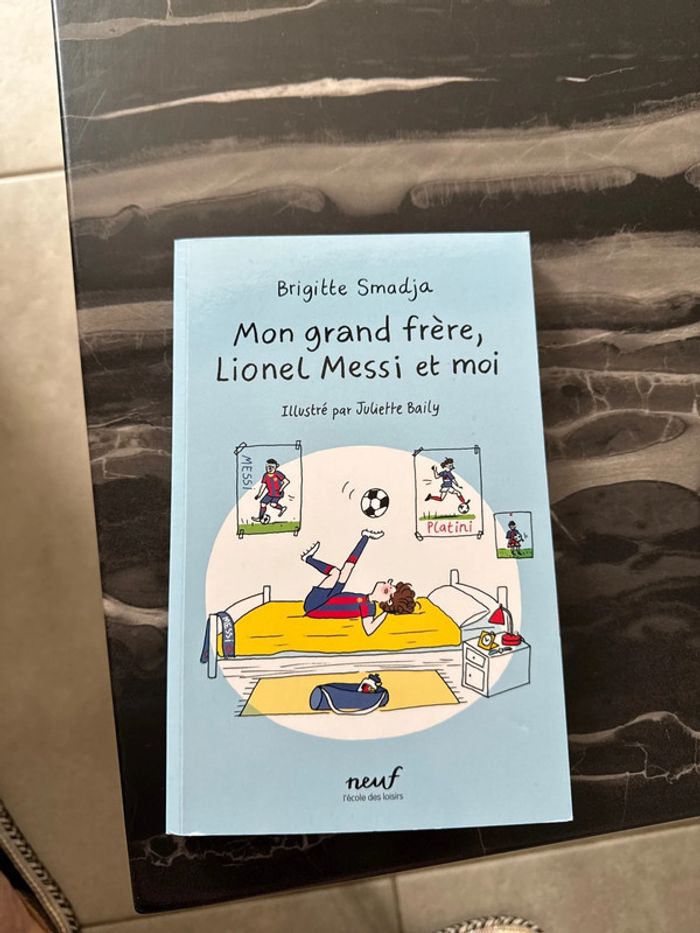 Livre mon grand frère Lionel Messi et moi