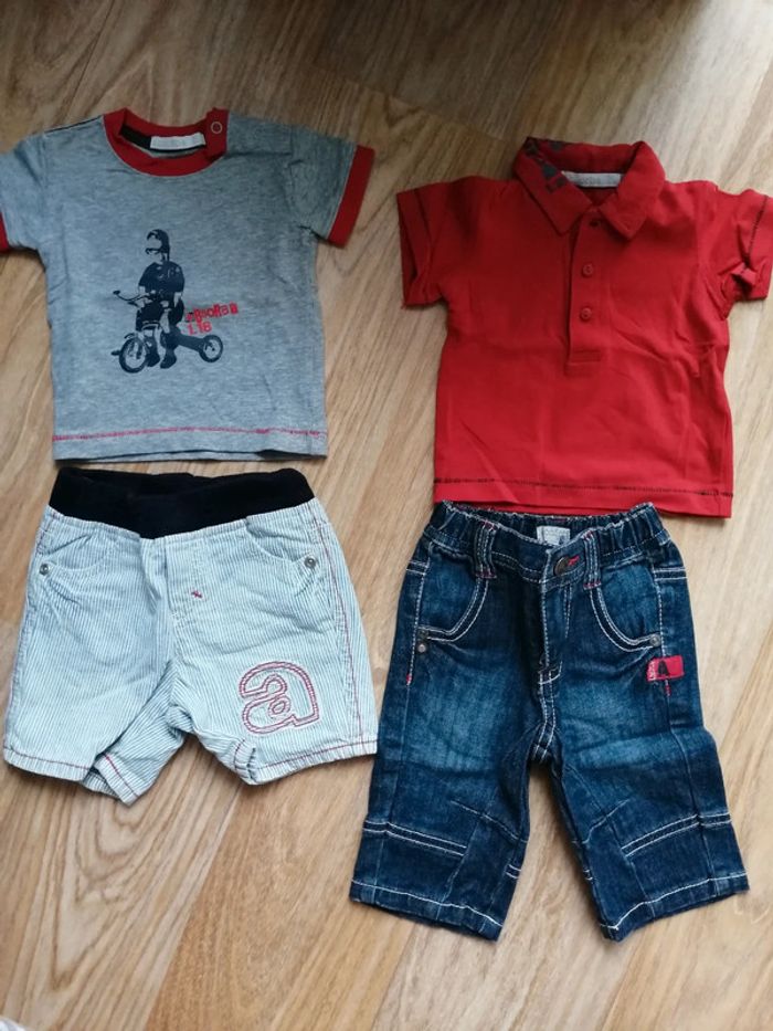 Lot de 2 tenues garçon 3 mois Absorba
