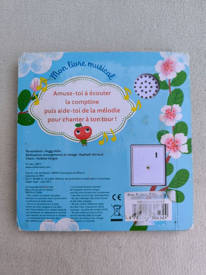 Livre sonore Pomme de reinette Lito - photo numéro 3