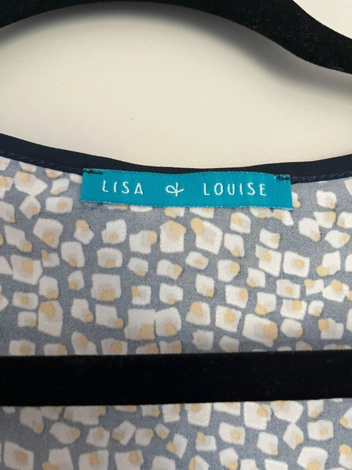 T-shirt à motifs et avec bijou sur le décolleté - Taille XL/XXL - Lisa & Louise - photo numéro 5