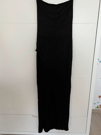 Robe bustier longue avec fente au milieu H&M