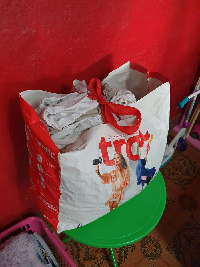 Gros sac reutilisable de drat de lit bebe housse de couette bebe