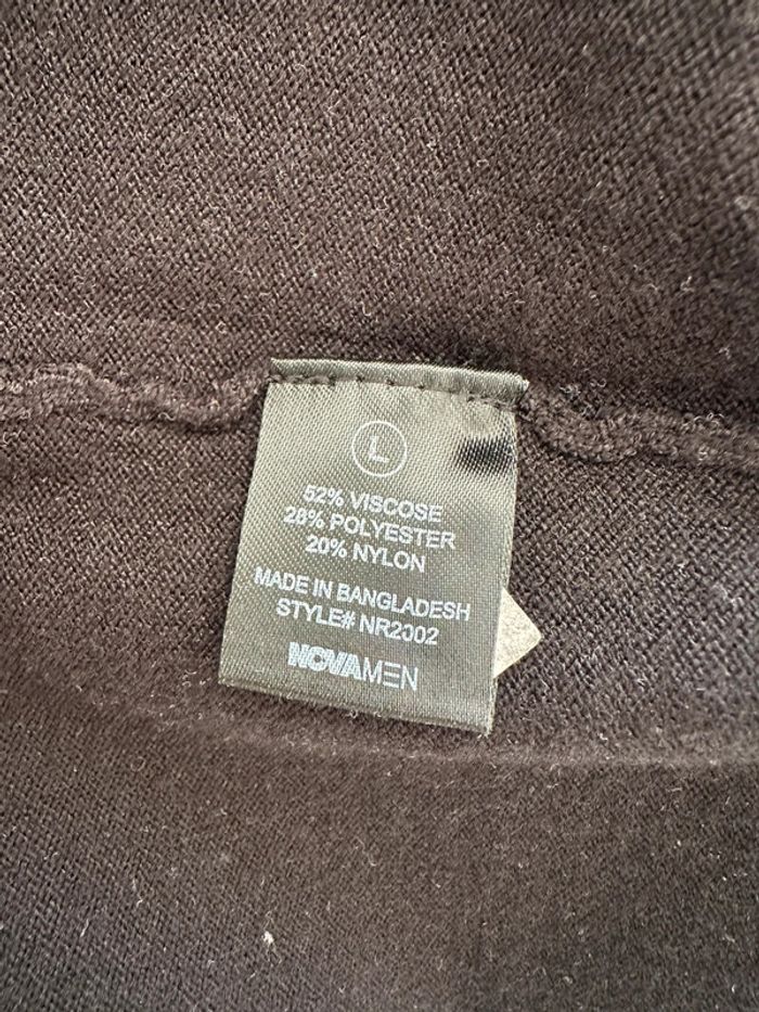 Gilet noir homme taille L fashion nova très bon état - photo numéro 6