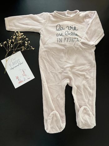 Pyjama velours 9M
