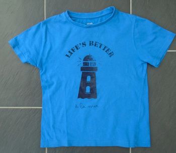 Joli tee-shirt "mer" garçon 10 ans (138-143 cm)