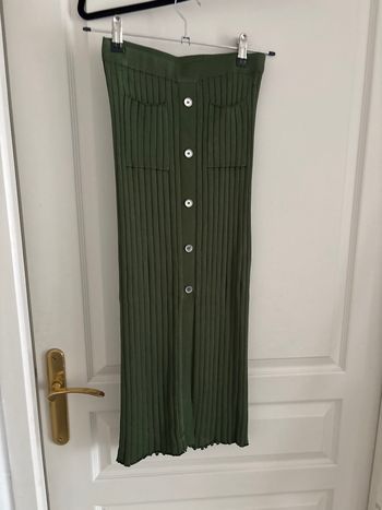 Jupe côtelé longue  moulante Sandro