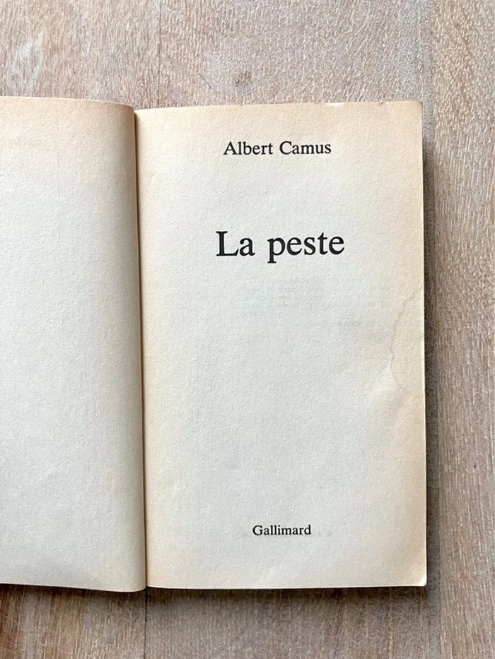 La Peste de Albert Camus Edition Gallimard Collection Folio - photo numéro 3