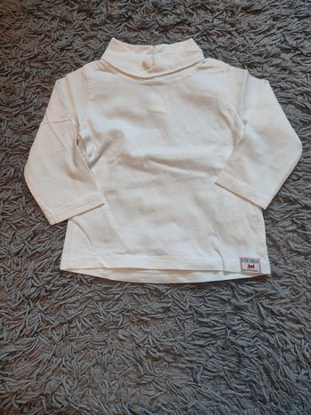 sous pull blanc bébé