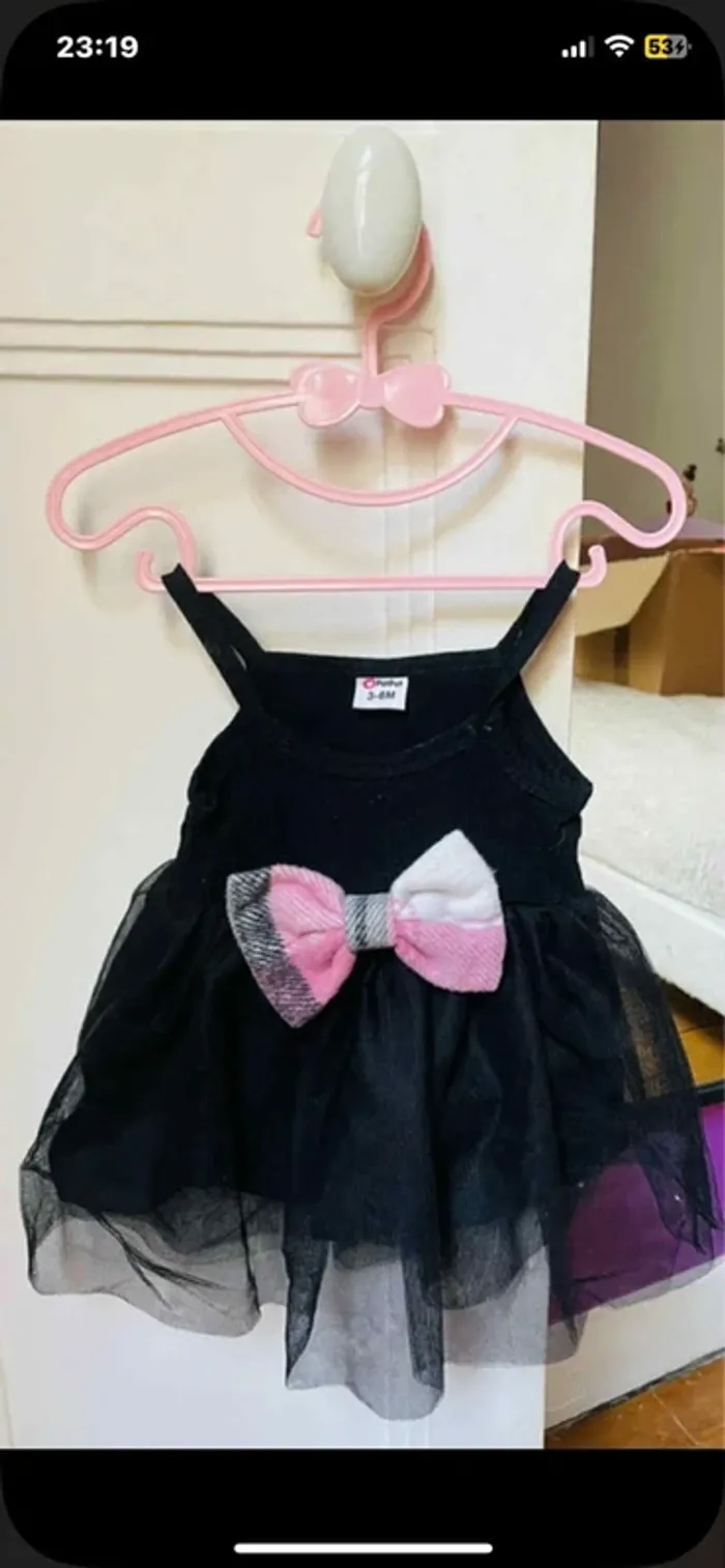 Robe+veste+bandeau noeud 3-6 mois - photo numéro 3