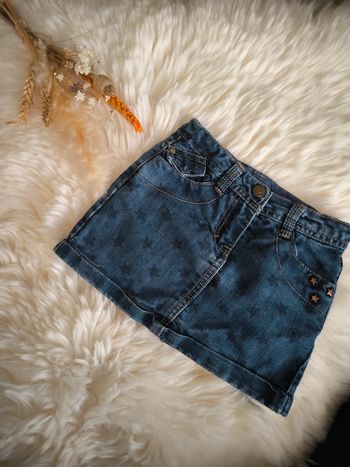 💙 Jupe en jean Orchestra motif étoiles 2 ans 💙