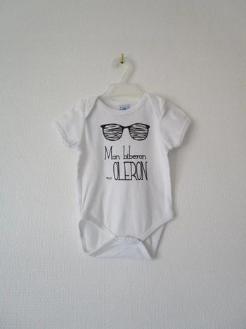 Body blanc Oléron 12 mois TBE