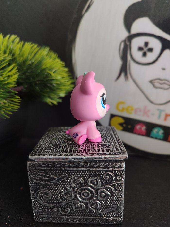 lps00782 My Littlest Petshop Pet Shop LPS Hasbro Cochon Pig 1548 - photo numéro 2