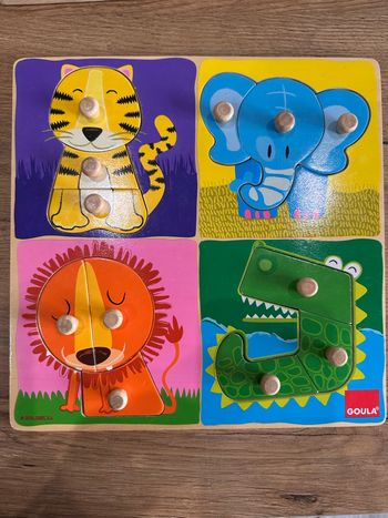 Puzzle encastrement animaux TBE