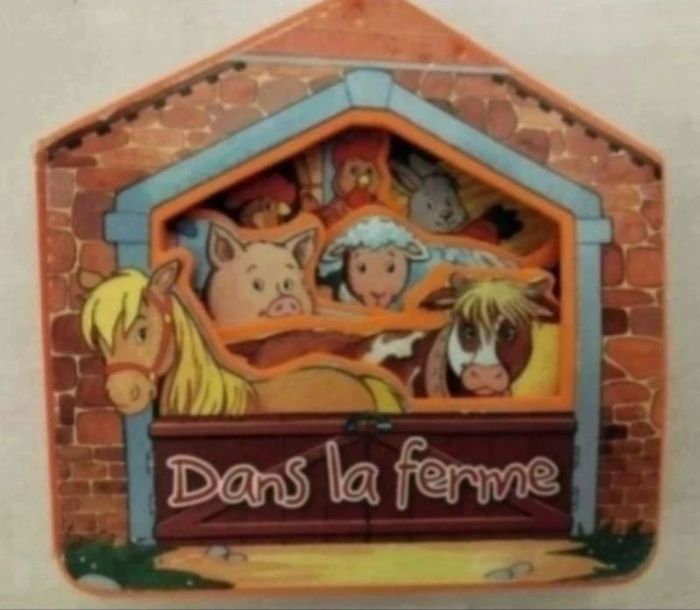 Livre en mousse "dans la ferme"
