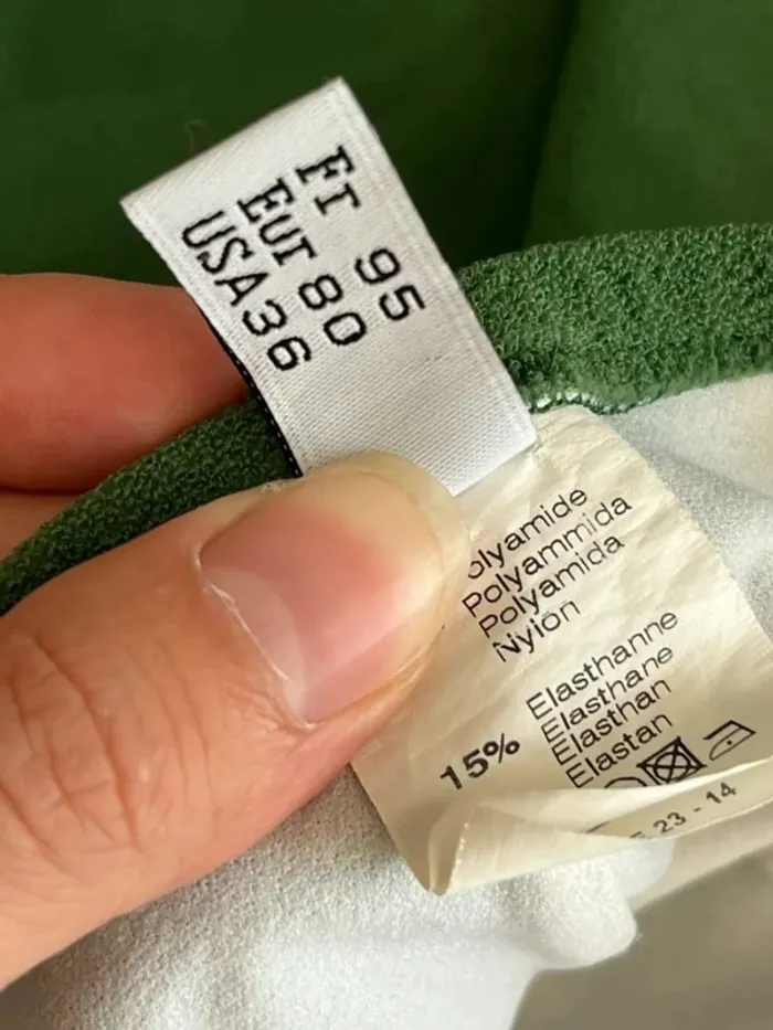 Maillot de bain 1 pièce bustier vert Pain de Sucre - photo numéro 5