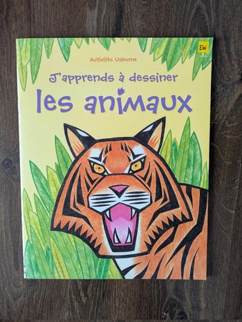 Livre j'apprends à dessiner les animaux